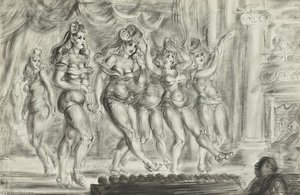 Hudson's Burlesque — Reginald Marsh