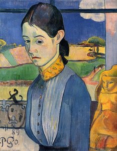 Young Breton Woman — Eugène Henri Paul Gauguin