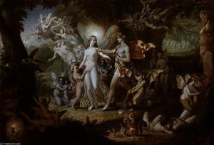 Oberon And Titania — Sir Joseph Noel Paton