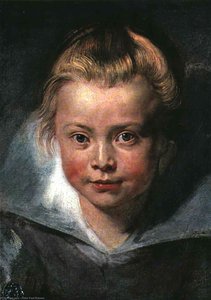 Child's Head, Leichtenstein Collection Vaduz, L — Peter Paul Rubens
