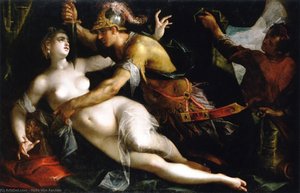 The Rape Of Lucretia — Hans Von Aachen, Baroque