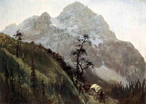 Western Trail, The Rockies — Albert Bierstadt