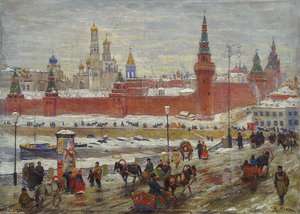 The Old Moscow — Konstantin Yuon