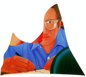 Self-portrait Drawing — Tom Wesselmann