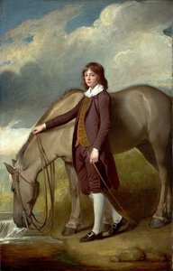 John Walter Tempest, With A Horse — George Romney
