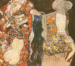 32.danae, 1907-1908 — Gustav Klimt, Vienna Secession