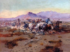The Attack — Charles Marion Russell