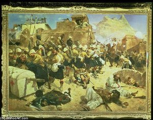 Candahar - The 92nd Highlanders — Richard Caton Woodville