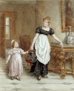 Many Hands Make Light Work — George Goodwin Kilburne