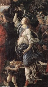 Three Temptations Of Christ (detail) (12) — Sandro Botticelli