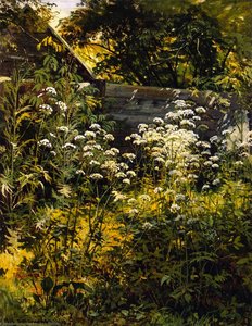Corner Of An Overgrown Garden — Ivan Ivanovich Shishkin, Russian Landscape Realism