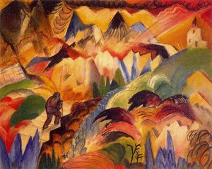 Mountain — Albert Bloch, Expressionism