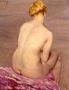 Nu Féminin De Dos — Lothar Von Seebach