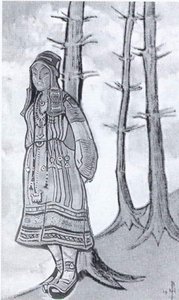 Girl — Nicholas Roerich, Symbolism