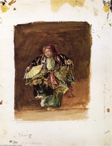 Masked Dancer Of The No,'' Representing A Saki Imp'' — John La Farge