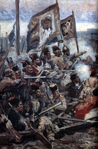'study To ''the Conquest Of Siberia By Yermak''' — Vasily Ivanovich Surikov