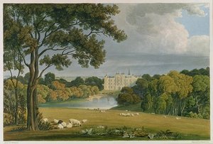 View Of Burghley House — Frederick Mackenzie