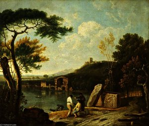 Landscape With Lake Avernus — Richard Wilson