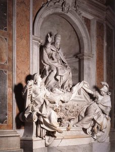 Tomb Of Gregory Xiii — Camillo Rusconi, Baroque