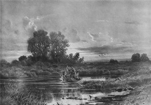 Overgrown Pond — Ivan Ivanovich Shishkin