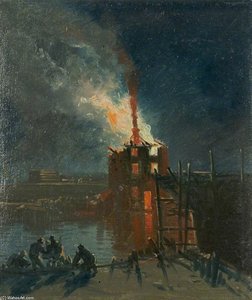 Bristol Riots - Warehouse From Wapping — James Baker Pyne