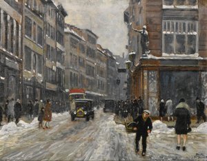 A Winter's Day — Paul Gustave Fischer