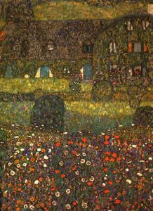 Farmhouse On The Attersee(summerlandscape) — Gustav Klimt