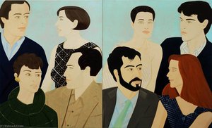 Up In The Bleachers — Alex Katz
