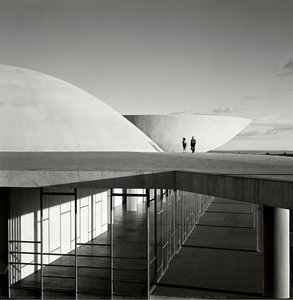 National Congress, Project By Oscar Niemeyer, Brasília, Df. Brazil — Marcel Gautherot, Modernism