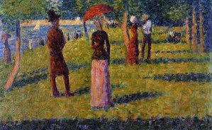 The Rope-colored Skirt — Georges Seurat