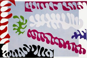 Le Lagon Gouache Découpée Pour Paris, Musée National D'art Moderne — Henri Matisse