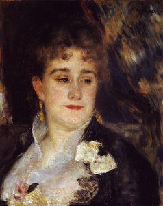 First Portrait Of Madame Georges Charpentier — Pierre-auguste Renoir
