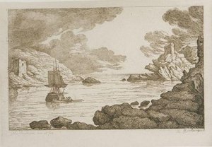 Coast Scene — Thomas Rowlandson