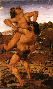 Hercules And Antaeus — Antonio Del Pollaiuolo, Italian Renaissance