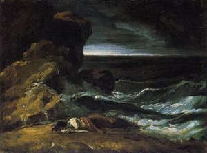 The Wreck — Théodore Géricault, Romanticism