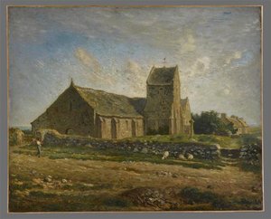 L'église De Gréville — Jean-françois Millet