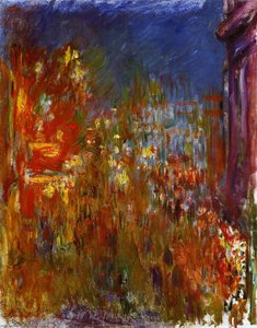 Leicester Square At Night — Claude Monet, Impressionist Movement