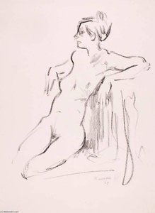 Nude Relaxing — Jacob Kainen