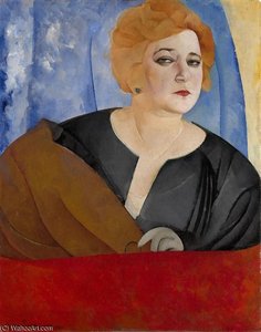 Portrait Of Anna Sergeeva — Boris Dmitrievich Grigoriev