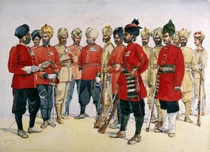 Vco's, Nco's And Sepoys Of Various Punjab — Alfred Crowdy Lovett