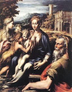 Madonna And Child With Saints — Parmigianino