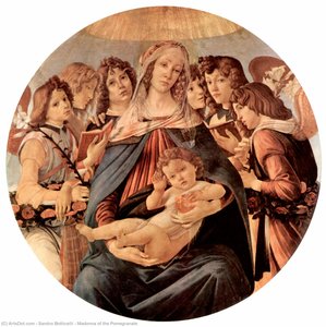Madonna Of The Pomegranate — Sandro Botticelli