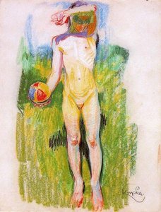 Girl With A Ball — František Kupka