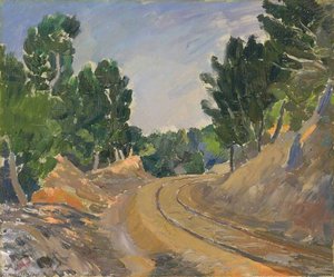 The Little Railway, Martigues — Augustus Edwin John