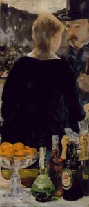 A Bar At Folies-bergeres, (detalj 2) 96x130 C — Édouard Manet, Impressionistic Realism