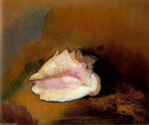 La Coquille - Pastel On Paper - — Odilon Redon