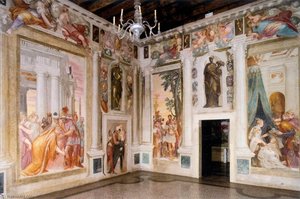 View Of The Room Of Sofonisba — Giovanni Battista Zelotti
