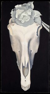 Horse’s Skull With White Rose — Georgia O'keeffe