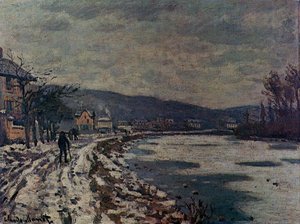 The Seine At Bougival — Claude Monet