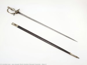 Épée D — Jean Joseph Marie Anatole Marquet Vasselot
